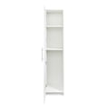thumbnail image 6 of Stackable Wall Cabinet,Hanging Wall Mount Storage Cabinet with Adjustable Shelves and Doors,Sideboard Buffet Cupboard,Console Table,White Wood Finish,15.75" D x 15.75" W x 70.87" H, 6 of 9
