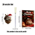 thumbnail image 3 of 24PCS 1.46In Forest Animal Acorn Ornaments Christmas Advent Calendar-2D Acrylic Cozy Forest Christmas Ornaments with Pinecone Animal Decor,Xmas Tree Decorations,Hanging Ornaments for Holiday Decor, 3 of 5