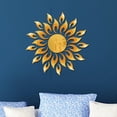 thumbnail image 3 of 5 Juegos de Pegatinas de Pared DIY, Pegatinas de Pared para Sala de Sol, Pared, TV, Gabinete, Decoración Artística de Techo, Decoración con Forma de Espejo Extraíble, Negro, 3 of 5