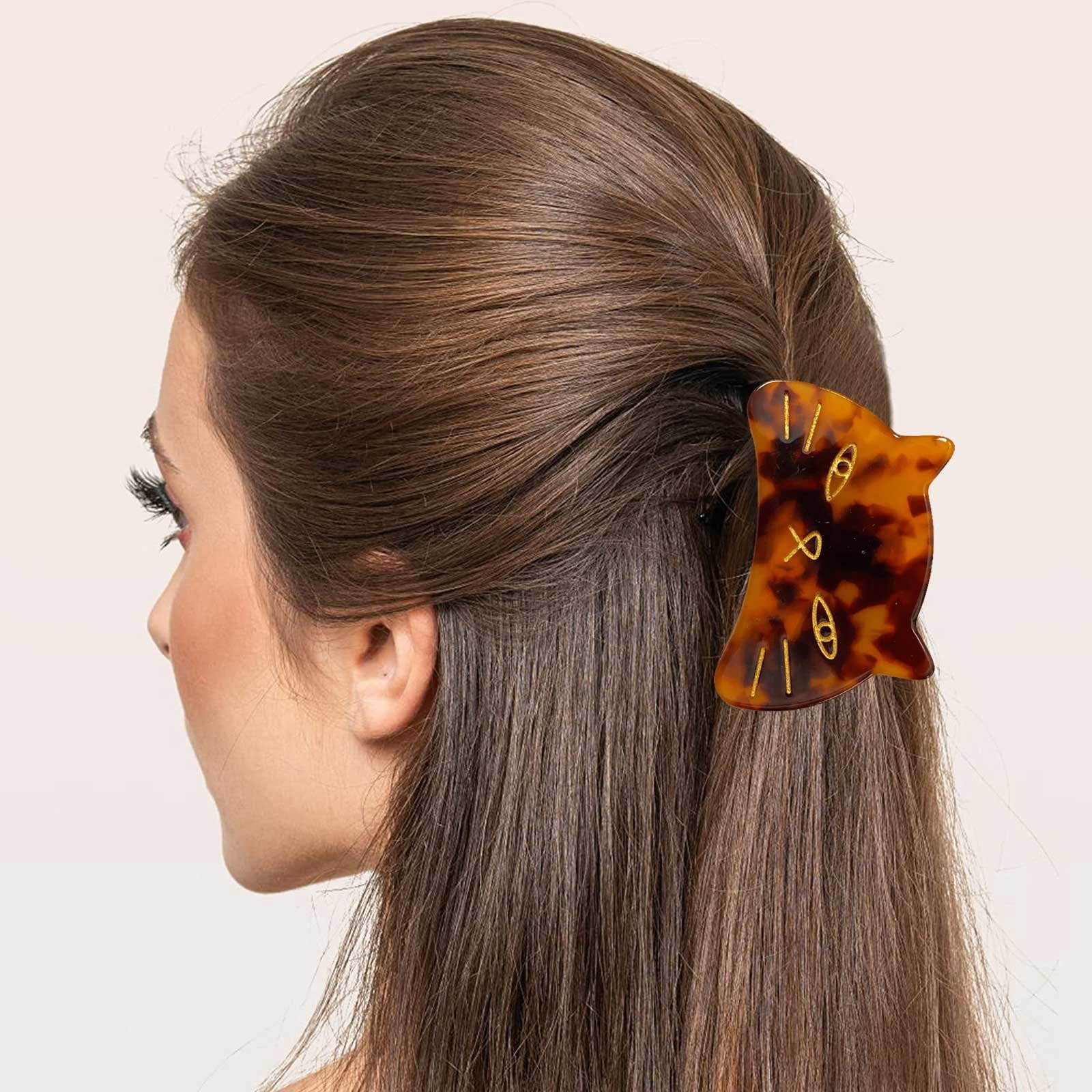 Metal Snap Hair Clips Large Hair Curl Clips for Sleeping Headband Clip French Barrette Hair Bows for Girls Hair Clips for Women Medium with Figures Hook And Pin Barrette Headbands That Tie in The Back