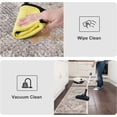 thumbnail image 5 of Anti Fatigue Kitchen Mat, Boho Distressed Kitchen Rugs Sets of 2, Kitchen Floor Mats Non Slip Cushioned, Waterproof Standing Mat for Laundry, Office, Sink, Desk, Light Brown 17"x47"+17"x29", 5 of 6
