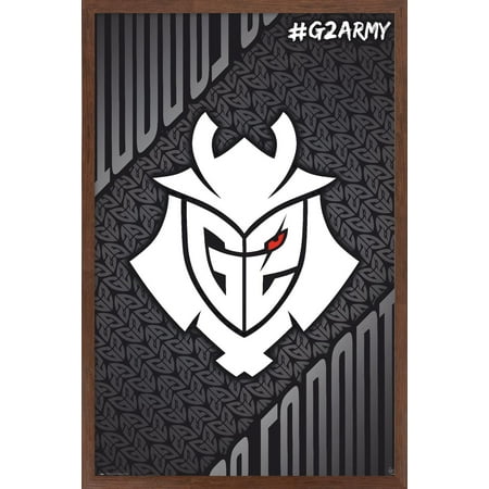 G2 Esports - G2 Army Wall Poster, 14.725" x 22.375" Framed