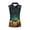 Jack-o'-lanterns Fireflies, variant on Whosucclay Hummingbird Floral Design Sleeveless Golf Shirt for Women Half Zip Neck Elastic Anti Shrink Women's Sleeveless Golf Shirts XS - 2XL