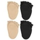 thumbnail image 1 of 2 pares de calcetines antideslizantes de media caña, calcetines de tacón alto, calcetines de media palma, calcetines cómodos, 1 of 6