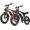 Black+Orange, variant on ESKUTE Electric Bike for Adults & Teens, 20MPH, 80 Miles Range, 52V 20.8Ah Battery, 20" x 4.0 Fat Tire, Dual Suspension, 7-Speed Off-Road Ebike Black with Rear Rack & Footrests, UL2849