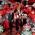 thumbnail image 3 of 16 Piezas Decoraciones para Fiestas Temáticas de Casino Globos de Aluminio de Casino de 20 Pulgadas, Globos de Cartas de Naipes con Corazón para Fiestas de Las Vegas, Eventos de Pó, 3 of 5
