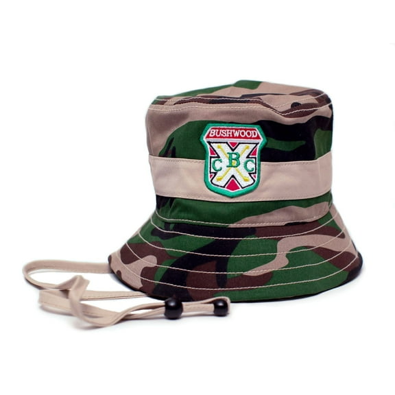 Bushwood Camo Bucket Hat Carl Spackler Character Camo Golf Movie S/M