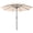 Tan, variant on Pure Garden 10FT Patio Umbrella with Auto Tilt and Vented Canopy (Red)