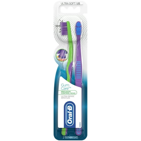 Oral-B Pro-Health Gum Care Manual Toothbrush, Ultra Soft Bristles, 2