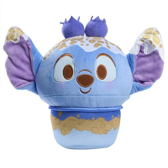 Disney Munchlings Squeeze-A-Munch Large Scented Blueberry Crumble Frozen Yogurt Stitch Plush