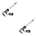 thumbnail image 2 of Scienceny Calibrador Vernier pantalla Digital 0-150mm mm/pulgadas pantalla LCD calibre electrónico plástico portátil reiniciable artesanía Typ 2 2piezas Scienceny CBP164231, 2 of 5