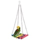 thumbnail image 4 of Juguetes Colgantes Para Loros, Campana Colgante, Mascota, Pájaro, Cuerda De Algodón, Hamaca, Juguete Columpio, Cuentas De Madera, Cuerda, Pájaros, Juego De Juguete Para Masticar 7 Uds. Inevent PT001077-00, 4 of 5