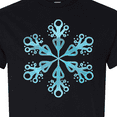 thumbnail image 4 of Inktastic Icy Blue Winter Snowflake T-Shirt, 4 of 5