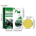 Car Interior Foam Cleaner Quick Dirt Removal For Leather Seats