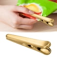 thumbnail image 1 of Fiudx Clip Sellador de Acero Inoxidable, Abrazadera Duradera para Bolsas de Alimentos, Diseño Ergonómico para Un Uso Fácil, Mantiene Los Bocadillos Frescos y Seguros, Versátil para La Despensa de La, 1 of 6