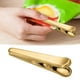 thumbnail image 2 of Xihbxyly Clip Sellador de Acero Inoxidable, Abrazadera Duradera para Bolsas de Alimentos, Diseño Ergonómico para Un Uso Fácil, Mantiene Los Bocadillos Frescos y Seguros, Versátil para La Despensa de, 2 of 7