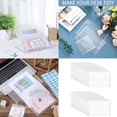 thumbnail image 2 of 50 Pcs Die Cut Storage Bag Clear Plastic Envelopes Pockets Stamp Storage Pocket Die Cuts Pockets, 2 of 8