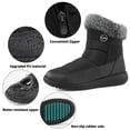 thumbnail image 5 of Ablanczoom Snow Boots Women Winter Shoes Warm Faux Fur Outdoors Ankle Booties, 5 of 8