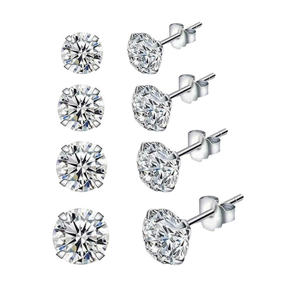 keusn earrings stud small for set stud zirconia earrings cubic women earrings w