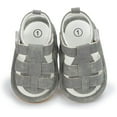 thumbnail image 3 of Isbasic Infant Baby Boys Girls Summer Beach Sandals Breathable Athletic Anti-slip Soft Sole Newborn First Walker Crib Shoes, 3 of 7