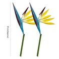 thumbnail image 6 of 2Pcs Large Elegant Bird of Paradise Artificial Flower for Home Office, 6 of 8