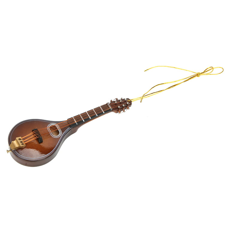 Miniature Mandolin Mini Mandolin Musical Instrument Model Replica  Collection Decorative Ornaments Display