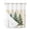 Brown, variant on No Hook Shower Curtains with Snap-in Liner Set, Green Christmas Tree Waterproof Hotel Style Bathroom Shower Curtain, Winter Snowflakes Grey Watercolor Pine Mesh Top Window Bath Curtains 36''x72''