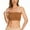 Coffee, variant on Seductiva Womens Seamless Wireless Supportive Bra Womens Non Padded Bandeau Bra Wire Strapless Convertible Bralettes Basic Layer Top Bra Push Up Full Coverage Comfort T-Shirt Bra