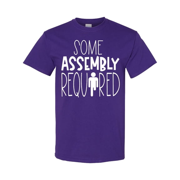 Inktastic Some Assembly Required Left Leg Amputee T-Shirt