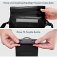 thumbnail image 2 of MATEPROX Waterproof Phone Pouch with Lanyard/Arm/Waist Strap, [2 Packs] Style Universal Water Proof Case Bags for iPhone 16 15 14 13/12/11 Pro Max/XR/SE/Galaxy S22 S24, Black, 2 of 6