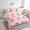 Pink, variant on Erosebridal Pink Pig Bed in a Bag Twin size, Love Heart Bed Set, Cartoon Animal Reversible Bedding Twin Size, Super Cozy Bedroom Decoration, 7-Piece