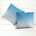 thumbnail image 6 of Ambesonne Ombre Throw Pillow Cover 2 Pack, Skyscape for Blue Lovers, 24", Blue White, 6 of 7