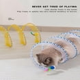 thumbnail image 5 of S-Shaped Cat Tunnel, Foldable Pet Play Tube for Indoor Exercise, Collapsible Hide and Seek Channel for Cats, Interactive Self-Play Activity Center for Pets, 5 of 5
