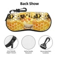 thumbnail image 3 of Sikiie Honey Bee Sunglasses Soft Case Neoprene Zipper Eyeglass Case, Zipper Portable Spectacle Cases for Men Women, 3 of 6