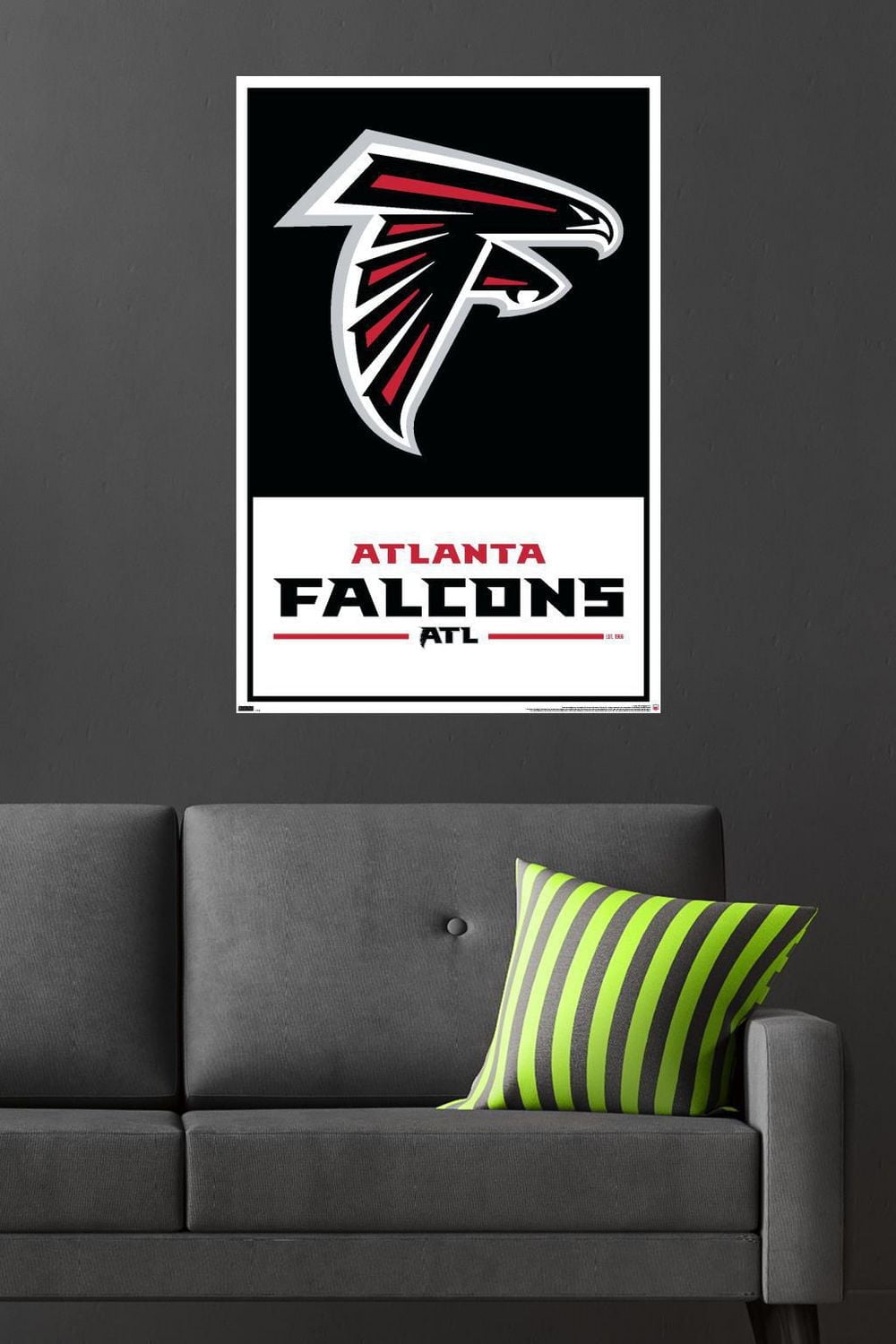 NFL Atlanta Falcons - Logo 21 Wall Poster, 22.375" x 34"