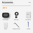 thumbnail image 1 of 7pcs/set Ap-5 Hud Head-up Display Multifunctional Obd2+gps+incline Meter Obd Gps Driving Modified Code Car Interiors Accessories black, 1 of 4