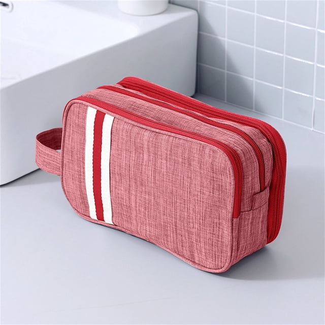 Xihbxyly Neceser de Viaje con Separación de Humedad y Sequedad, Organizador de Gran Capacidad, Material Resistente Al Agua, Diseño de Fácil Acceso, Kit de Viaje Versátil, Ideal para Viajes de Negocio