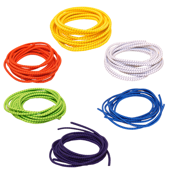 No Tie Shoelace 6-Pack with Slide Lock from More of Me to Love