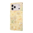 thumbnail image 2 of Becova Flip Wallet Case for Apple iPhone 18 Pro, Stylish Floral Embossed Protective Cards Slots Stand Anti-Scratch Hand Strap Protective Phone Cover for Women Girls, 2 of 6