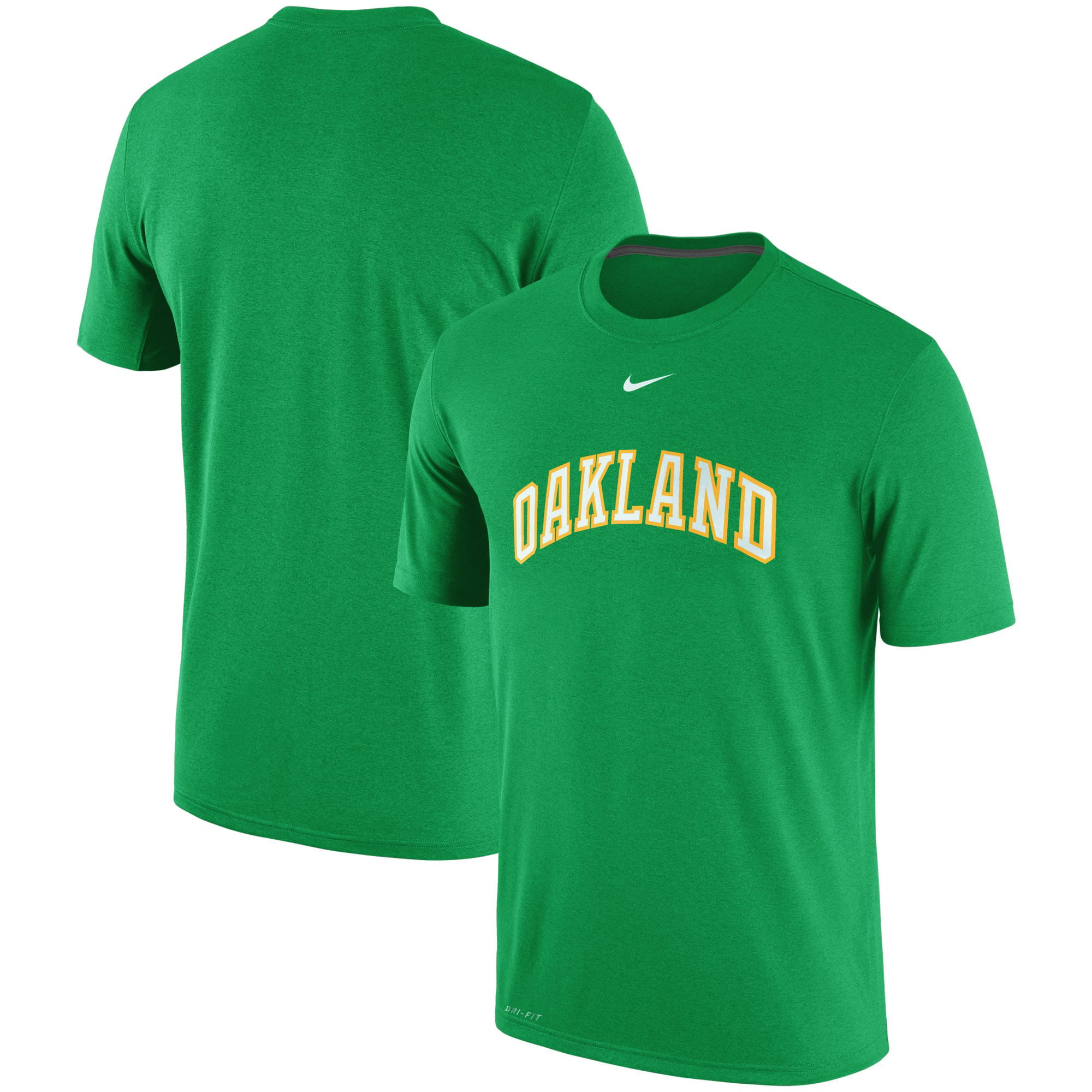 Oakland Athletics Nike Batting Practice Logo Legend Performance T-Shirt ...