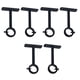thumbnail image 2 of Soportes de Barra de Cortina Montados En El Techo, para Soporte de Barra de Cortina de 1 Pulgada (Juego de 6, Negro), 2 of 5