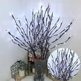 thumbnail image 1 of PENGXIANG 20 LED Tree Branch Led Fairy Lights  Battery Powered Decor Decorative Lights Willow Twig Branch Lights for Home Decor - 30 Inches, 1 of 7