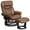 Palimino Brown, variant on Pemberly Row Leather Recliner in Vintage Brown