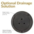 thumbnail image 4 of Sunnydaze Arabella 19.5" x 19.5" x 17.5" Round Rust Polyresin Outdoor Planter Pot 2-Count, 4 of 13