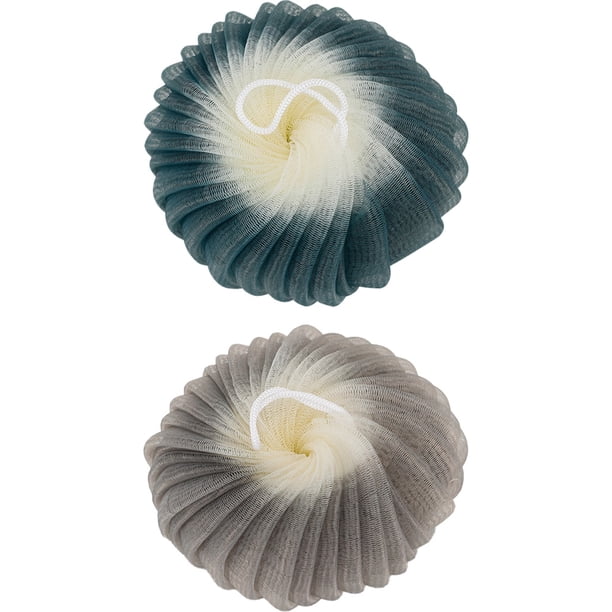 Bolas de ducha para gel de baño, exfoliante corporal duradero para hombres y mujeres, esencial para el cuidado de la piel en la ducha.