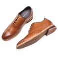 thumbnail image 3 of CMR CHAMARIPA Men's Elevator Shoes Oxford Dress Shoes For Men Taller 7CM / 2.76 Inches, 3 of 5
