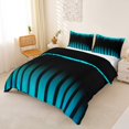 thumbnail image 2 of jejeloiu Blue Geometric Lines Queen Duvet Cover Set For Boys,Modern Minimalist Aesthetic Bedding For Kids,Reversible,3-Piece(No Comforter), 2 of 6
