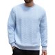 thumbnail image 2 of pstuiky camisas de manga larga para hombre, Blusa/camiseta informal y moderna de color liso con cuello redondo y manga larga para hombre tops de invierno para hombre xl, 2 of 9