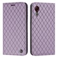 thumbnail image 1 of Wallet Case for Samsung Galaxy Xcover 5, Embossing Design PU Leather Shockproof Flip Cover with Magnetic Kickstand Card Slots for Samsung Galaxy Xcover 5 (5.3 Inch),Purple, 1 of 11