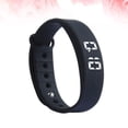 thumbnail image 2 of Pulsera deportiva inteligente resistente al agua para hombre y mujer, con pantalla táctil LED y control de temperatura (negra), 2 of 8